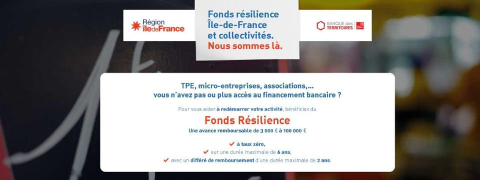 Fonds de Résilience Île-de-France et Collectivités