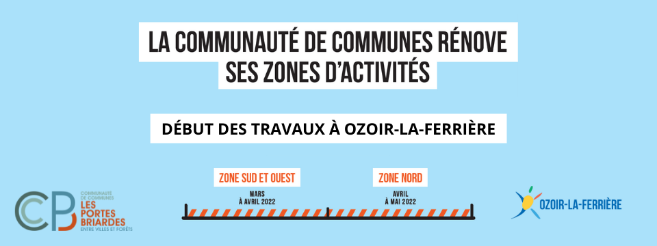 Rénovation des ZAE : début des travaux à Ozoir-la-Ferrière